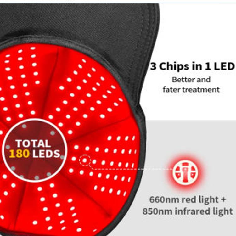LED Red Lights Hair Growth Cap